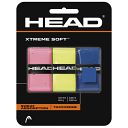 Head XtremeSoft Overgrip 3Pack Blue / Yellow / Pink Head XtremeSoft Overgrip 3Pack Blue / Yellow / Pink